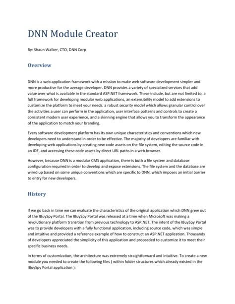 Image result for DNN 5 Module Development