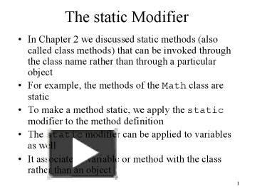 Image result for C# Static Modifier Tutorial