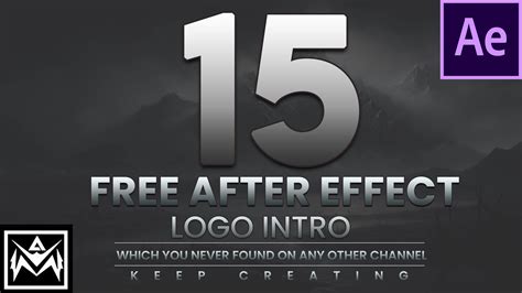 Best 15 New After Effect Logo Intro – MA Editz