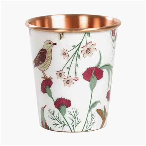 Buy INDIA CIRCUS Printed Floral Galore Small Copper Tumbler from India ...