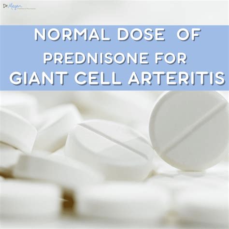 GCA: Normal dose of prednisone? - Giant Cell Arteritis Treatment | Dr. Megan
