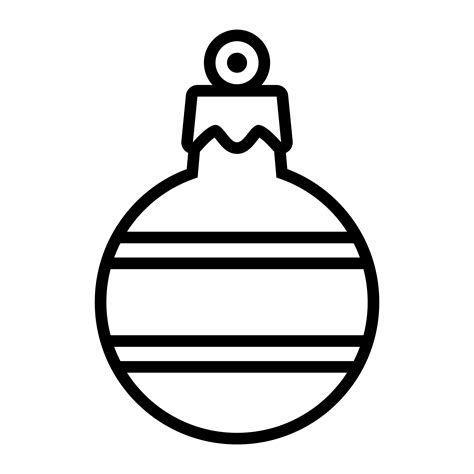 Christmas Ornaments Vector Black And White at Margaret Burgin blog