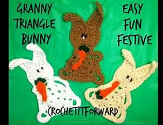 Image result for Knitted Square Bunny
