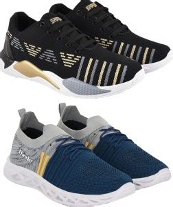 Birde Combo Pack of 2 Sports Running And Walking Shoes For Men - Buy ...