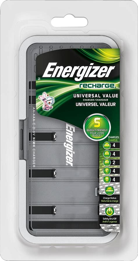Best Buy: Energizer Universal Battery Charger Black CHFCV/CHM4FC