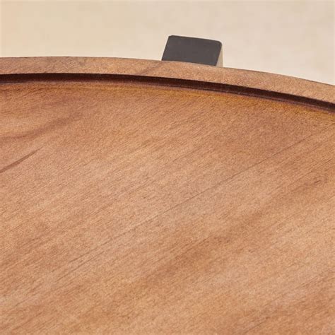 Buy Helios Ajax Mango Wood Top Coffee Table - Brown and Black from ...