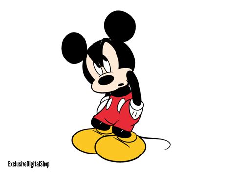 Mickey Mouse Sad Face