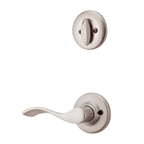 Kwikset Balboa Satin Nickel Single-Cylinder Deadbolt Entry Door ...