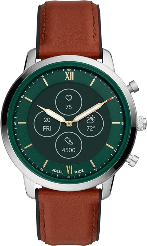 Fossil Men's Neutra Hybrid Smartwatch HR with India | Ubuy