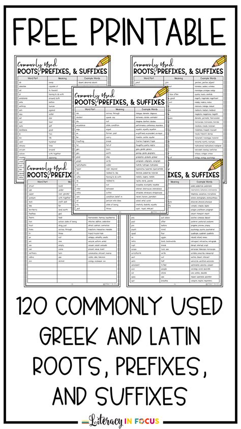 Greek and latin roots prefixes and suffixes – Artofit