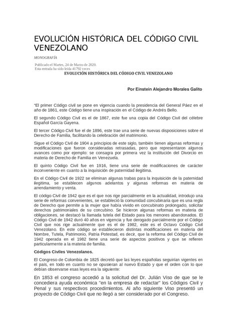 Derecho civil resumen linea de tiempo de el codigo civil venezolano ...