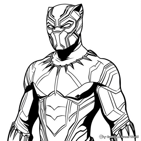 Coloring Pages Of Black Panther