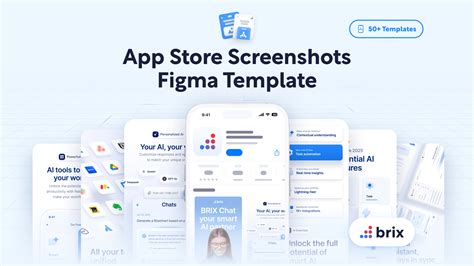 App Store Screenshots Figma Template | BRIX Agency | Figma