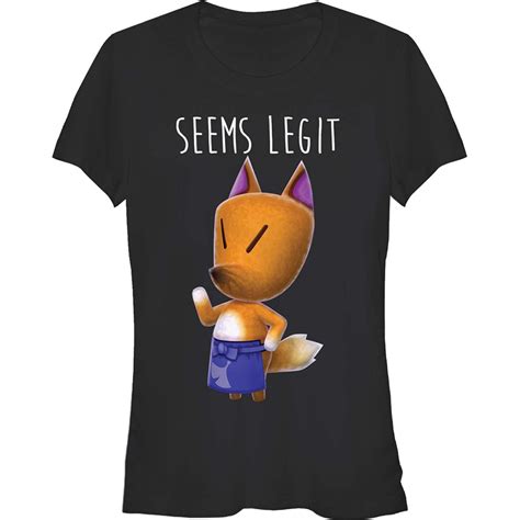 Animal Crossing Seems Legit Junior Top 327085 | Rockabilia Merch Store