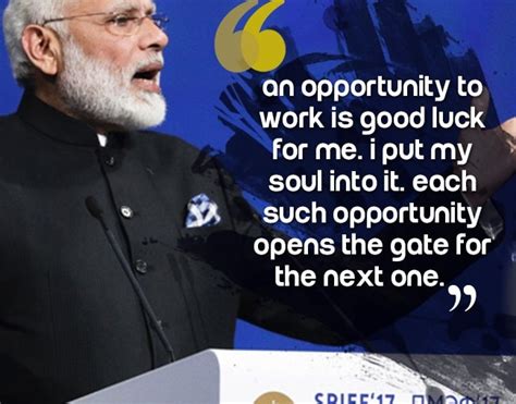 Positive quote by Prime Minister Narendra Modi