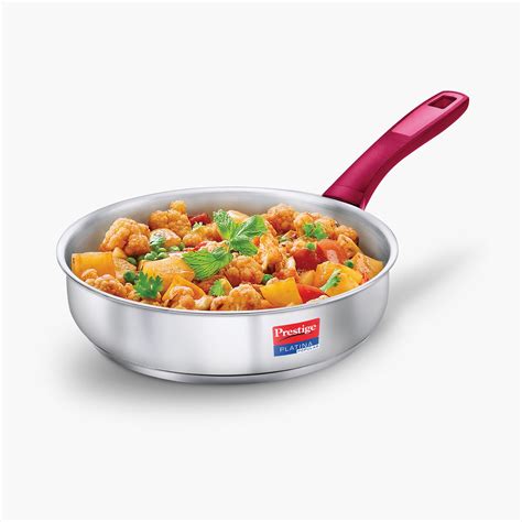 Buy PRESTIGE Platina Popular Silver Stainless Steel Fry Pan - 1.5l from ...