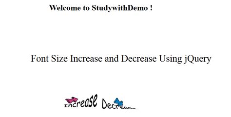 JavaScript DOM Change Font Size 的图像结果
