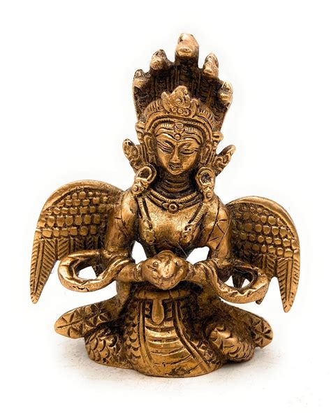 Buy South Indian Arts Brass Nag Kanya Statue | Brass Naga Kanya Statue ...