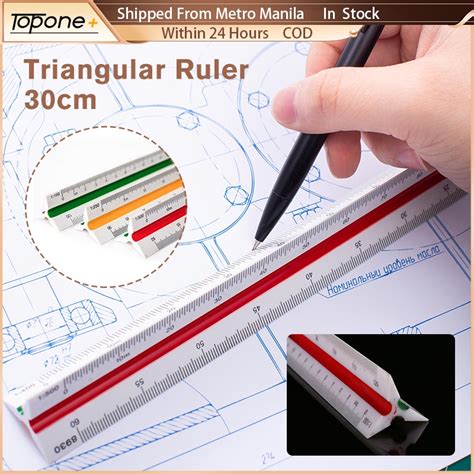 Image result for Triangular Scale Ruler How to Use