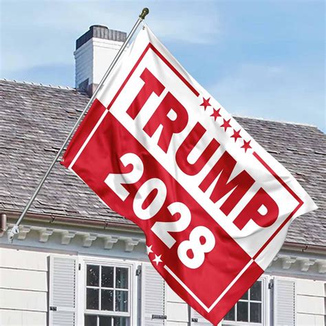 Trump 2028 House Flag, Trump 2028 Garden Flag, Retro MAGA 2028 Flag ...