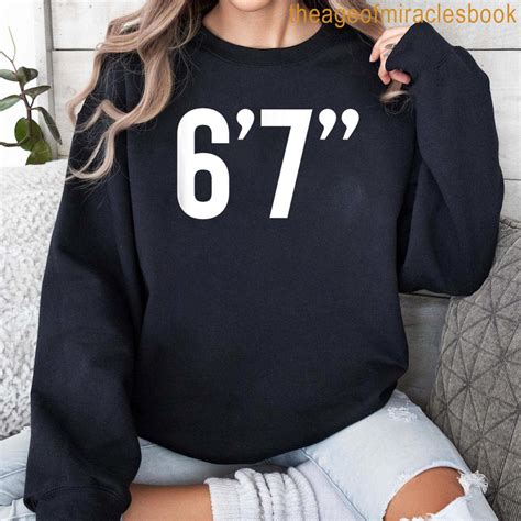 67 - Six Foot Seven Inches Meme T-shirt