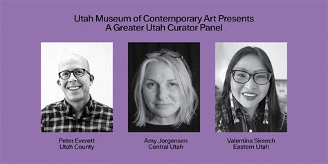 A Greater Utah Curator Panel, Utah Museum of Contemporary Art, Salt ...