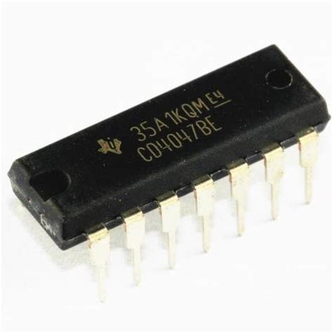 Generic 2 pcs CD4047BE CD4047 IC Monostable Multivibrators new : Amazon ...