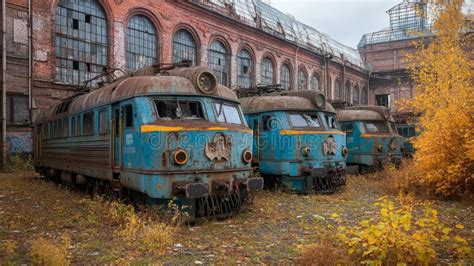 Overgrown Vegetation Completely Surrounds the Abandoned Train Cars in ...