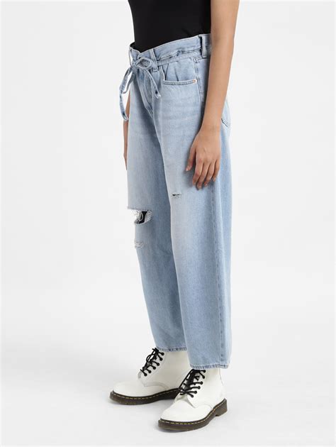 Women's Blue XL Balloon Loose Fit High Rise Jeans – Levis India Store