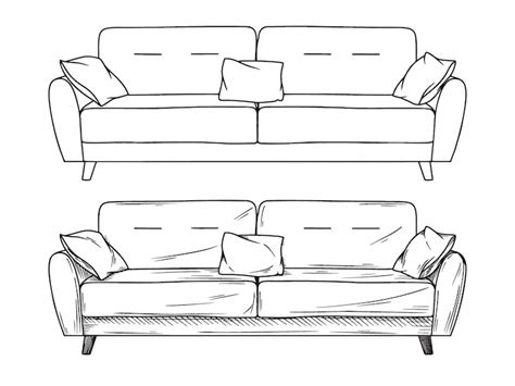 Images de Croquis Canape – Téléchargement gratuit sur Freepik