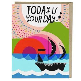 Lisa Congdon Today is Your Day Card : Congdon, Lisa: Amazon.in: Books