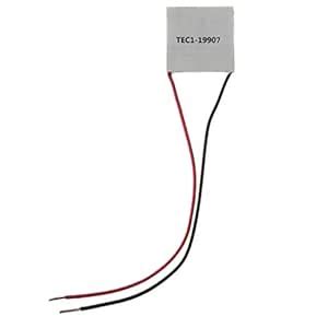 Slim Heatsink 50x50mm Thermoelectric Cooler Peltier Plate Module TEC1 ...