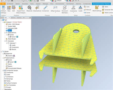 Nastran Mesh 的图像结果