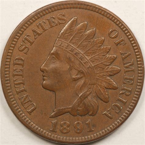 1891 INDIAN HEAD CENTS