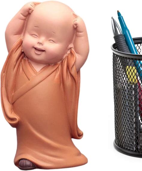 Buy Baby Buddha,Little Monk Figurine | Cute Resin Little Monk Figurine ...