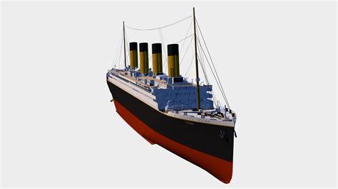 3D The Titanic - Detailed Model Model - TurboSquid 1985611