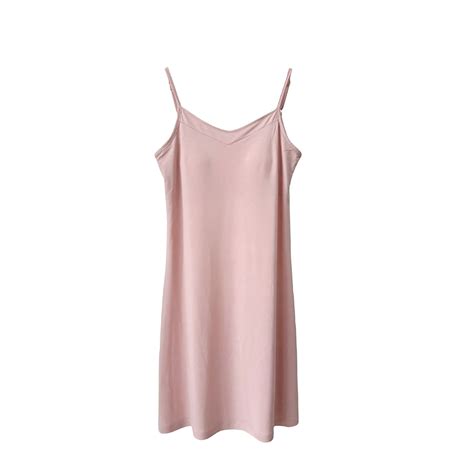 Jalioing Nightdress for Women Sleep Nightgown with Built in Bra ...