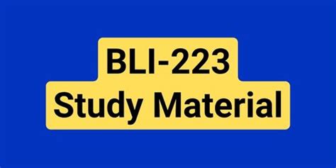 IGNOU BLIS BLI-223 Study Material Download PDF