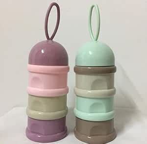 Baby Milk Powder Box, 3 Layers Formula Dispenser Detachable Portable ...