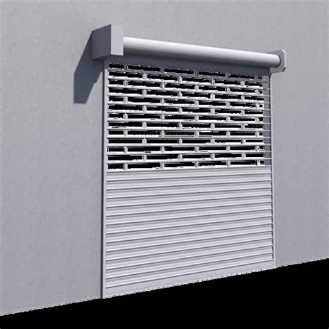 BIM objects - Free download! Murax Security Shutter Combination 05 ...