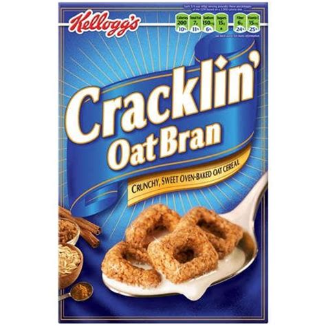 Kellogg's Cracklin' Oat Bran Cereal, 17 oz (Pack of 6) by Kellogg's ...