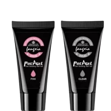 BOLT BEE Acrylic Gel Poly Nail Gel Nail Extension Set (White) Nail Art ...