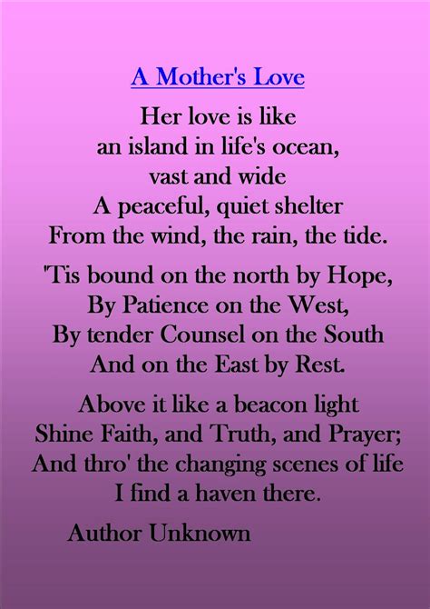 What Is A Mother Short Poems at Wayne Calvert blog