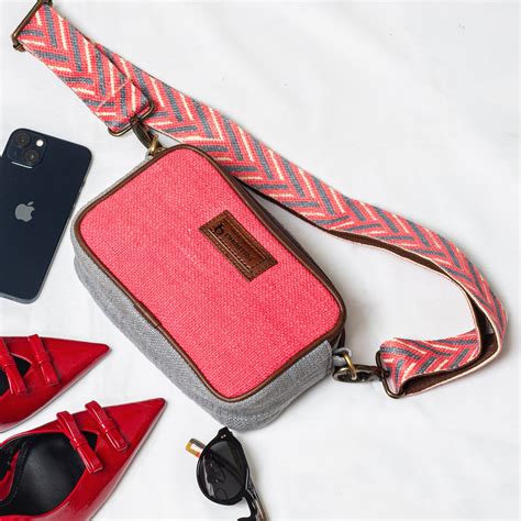 Blush Aura Sling Bag – Bhastra Bags