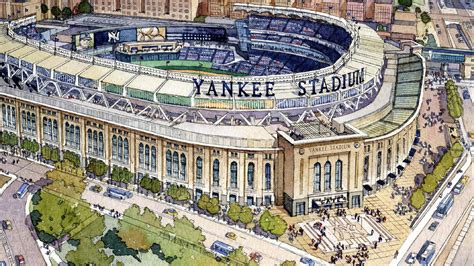 Drawing Of Yankee Stadium