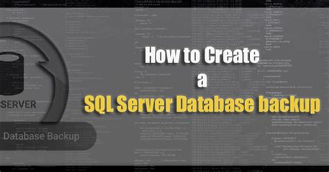 SQL Server Database Backup 的图像结果