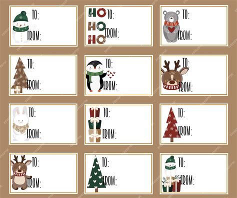 Get Festive! Free Christmas Gift Tags Printable - Printables for Everyone