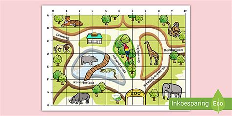 By Die Dieretuin Kaartvaardighede