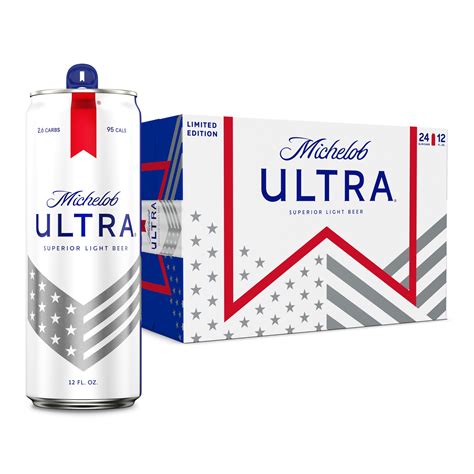 Michelob ULTRA Superior Light American Lager Beer, 24 pack, 12 fl oz ...