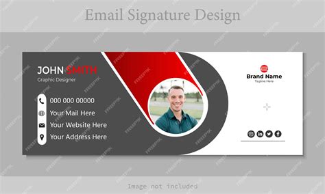 Image result for Email Signature Layout Rectangular Logo